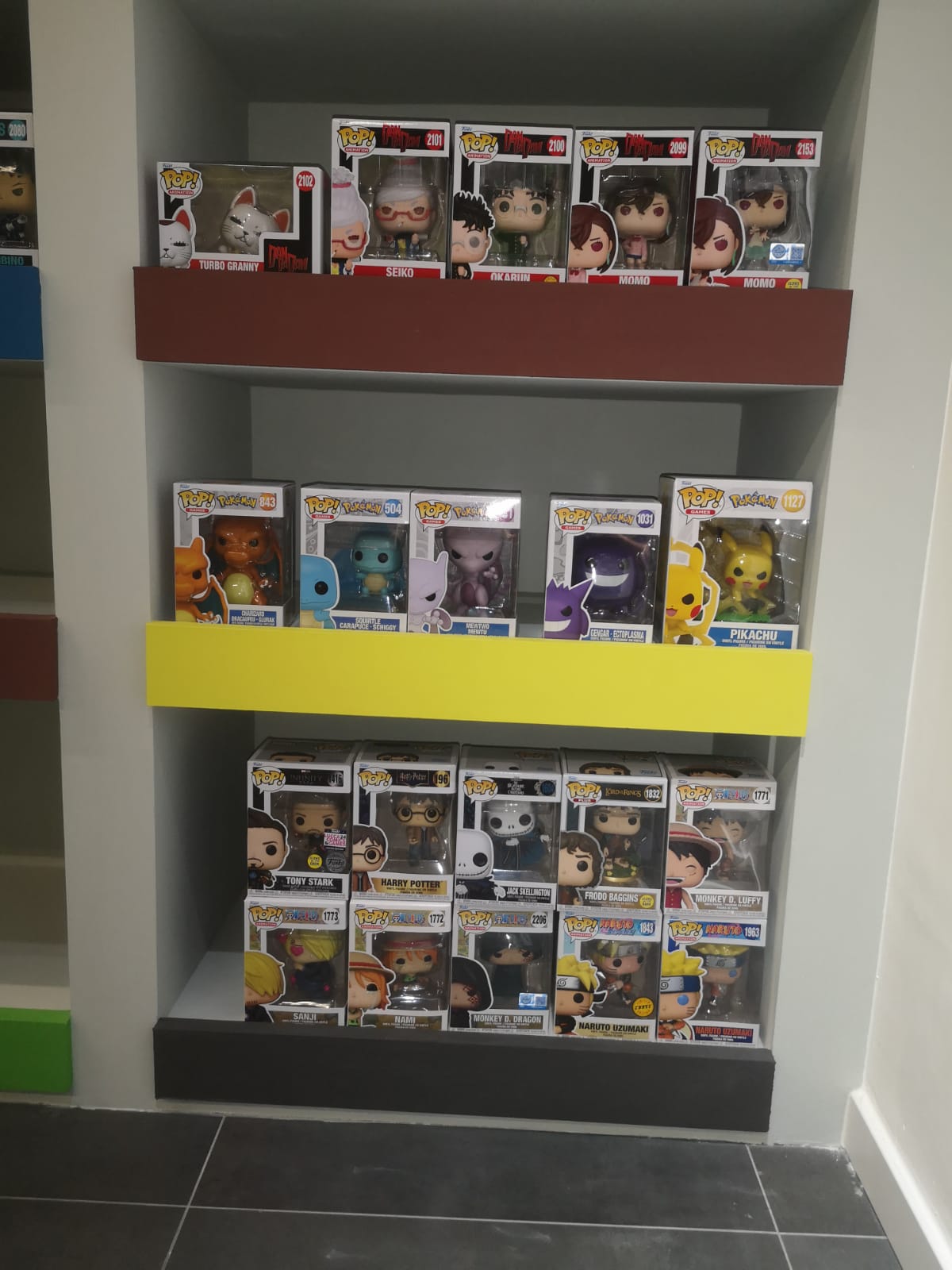 Scaffale di Funko Pop